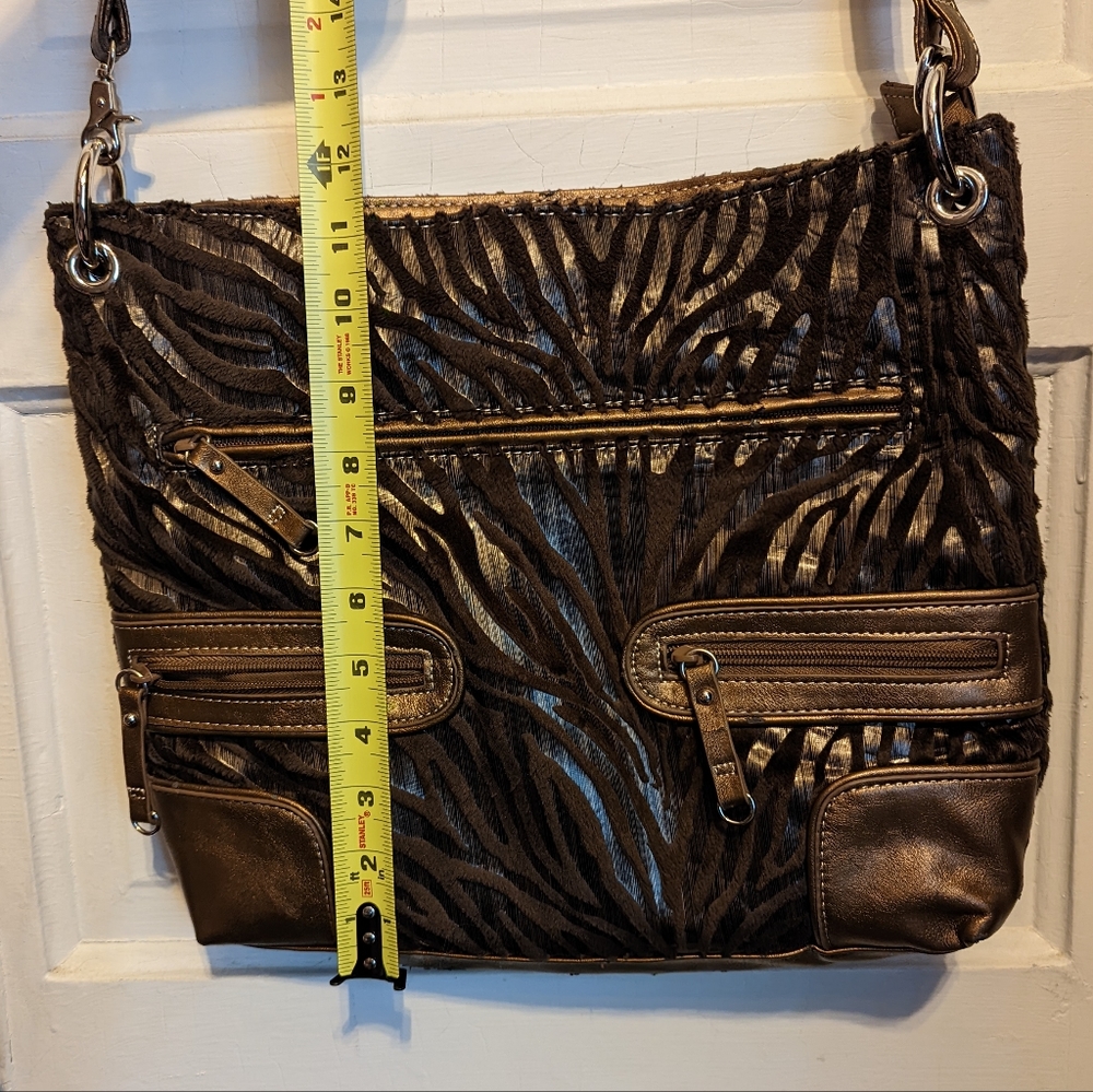 Metallic Zebra Purse - Picture 12 of 12